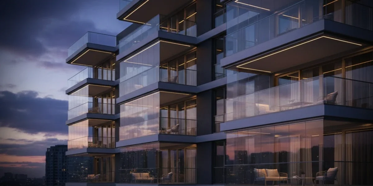 Katlanır Cam Balkon - Konya Cam Balkon - GOM Proje Görseli 2
