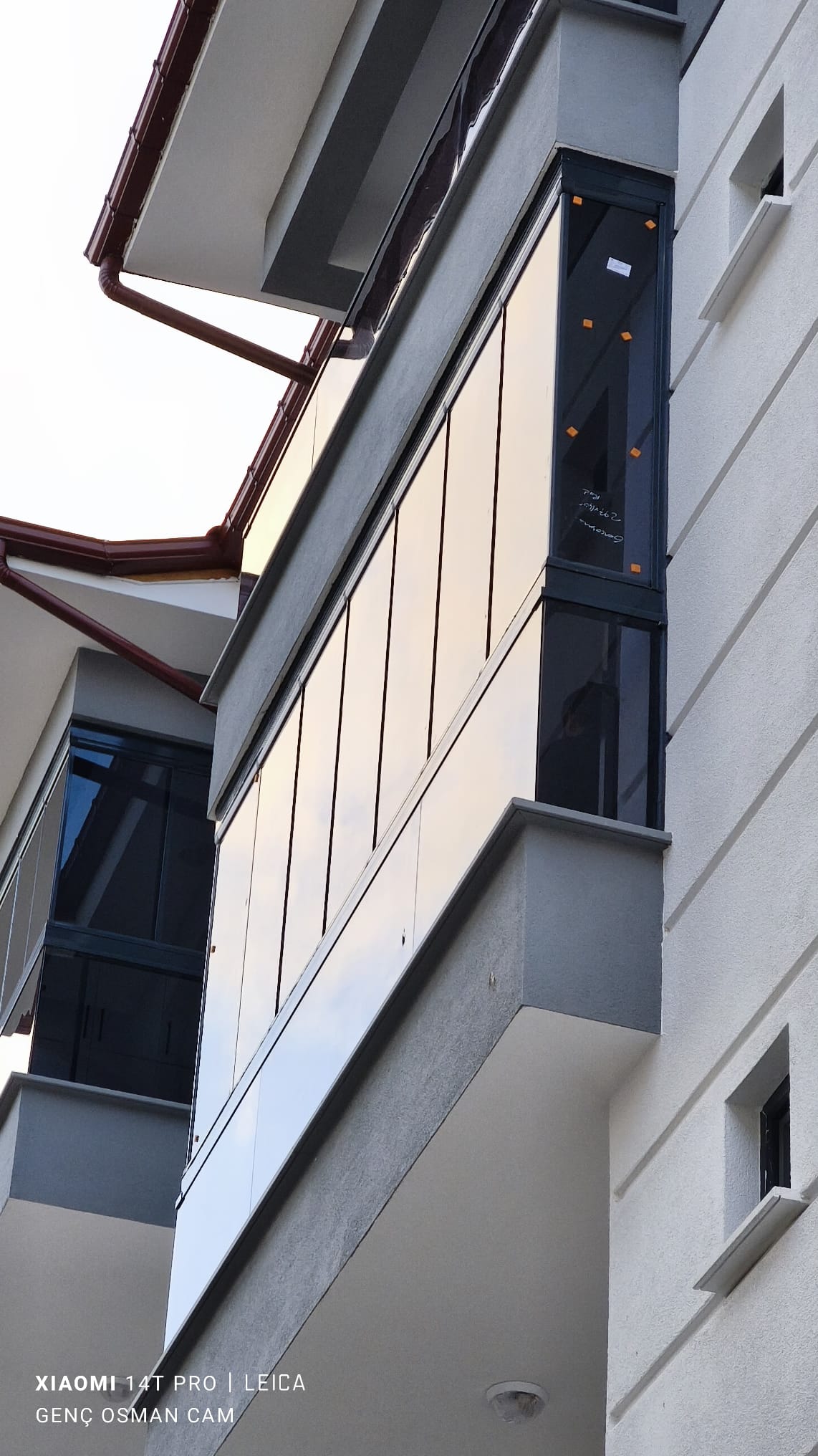 Selçuklu Siyah Profil Koyu Cam Balkon - Konya Cam Balkon - GOM Proje Görseli