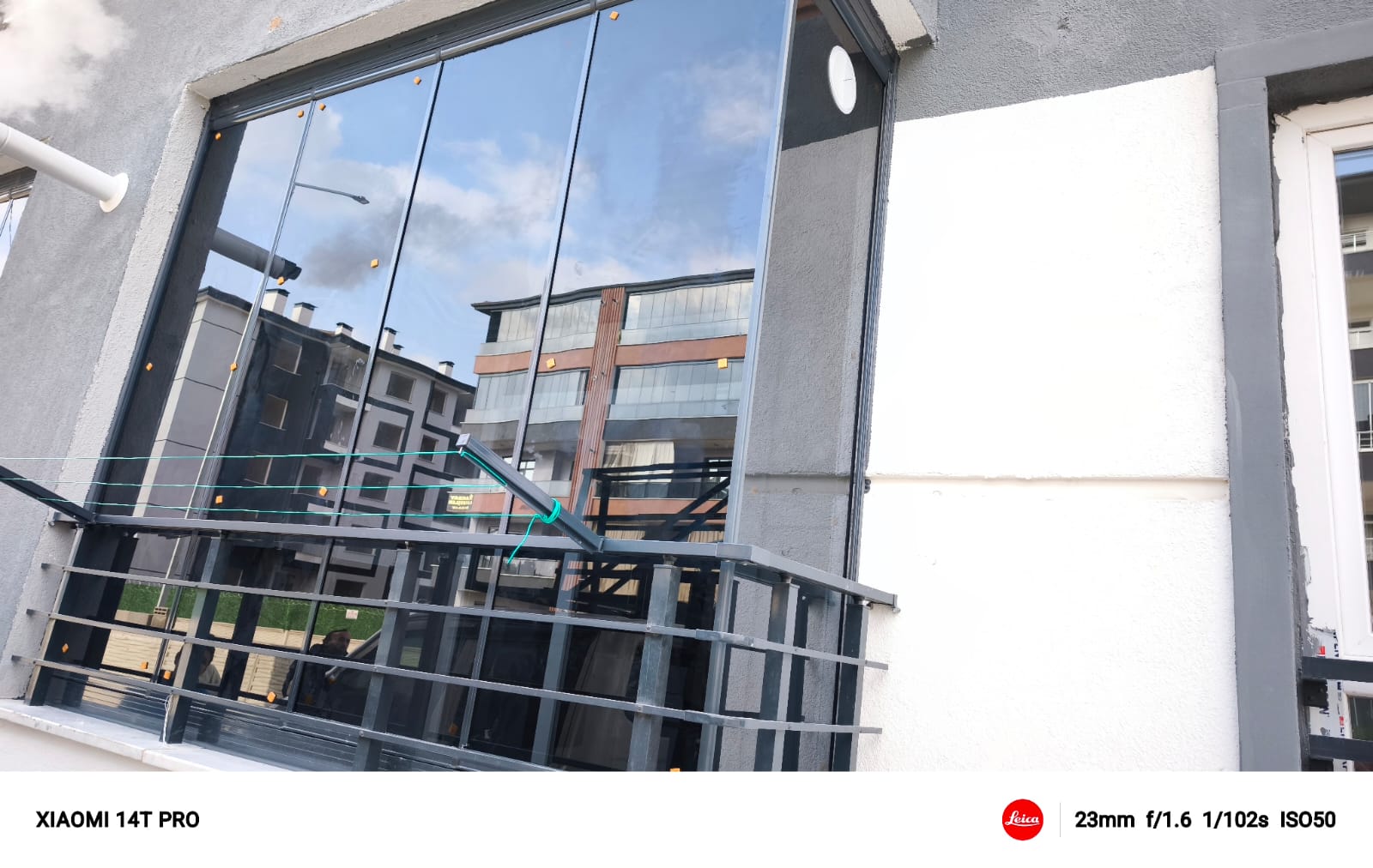 Selçuklu Minimalist Siyah Cam Balkon - Konya Cam Balkon - GOM Proje Görseli