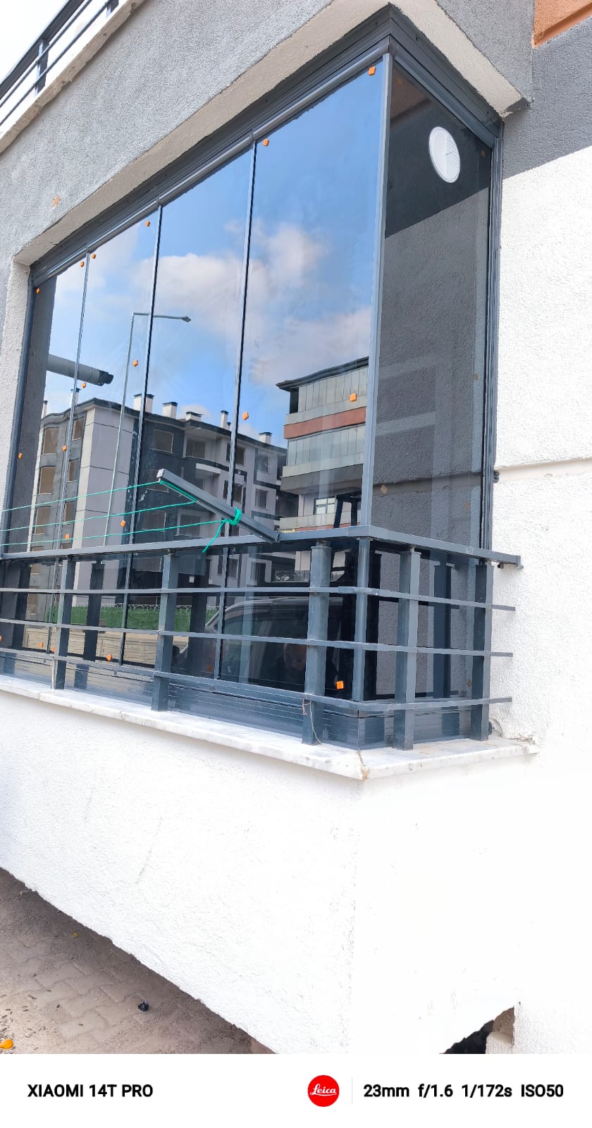 Selçuklu Minimalist Siyah Cam Balkon - Konya Cam Balkon - GOM Proje Görseli 8