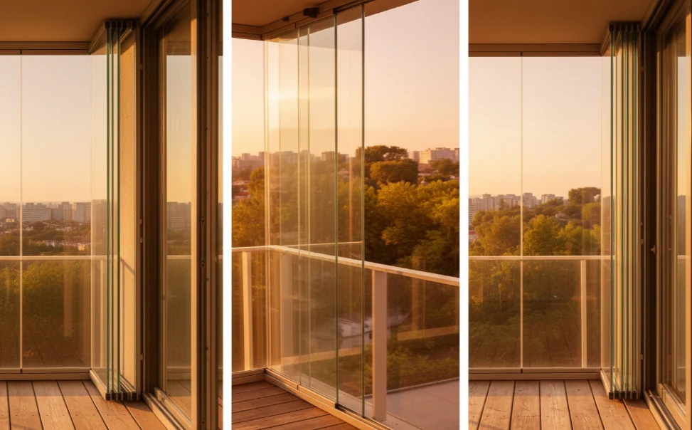 Tek Camlı Cam Balkon - Konya Cam Balkon - GOM Hizmet Görseli 1